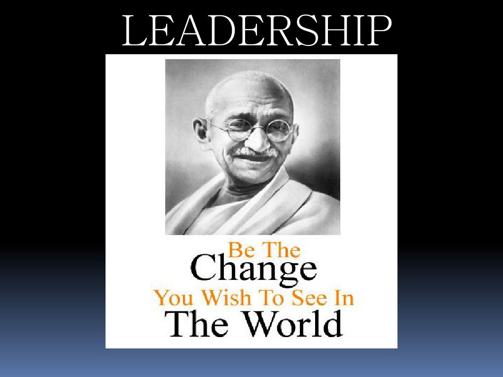 Leadership | PDF | Mahatma Gandhi | Leadership