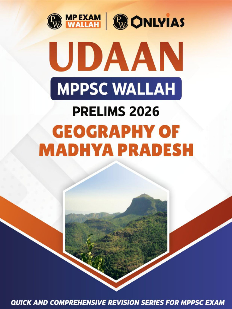 MPPSC - Udaan Prelims Booklet 2026 Geography of MP | PDF | Lilium ...