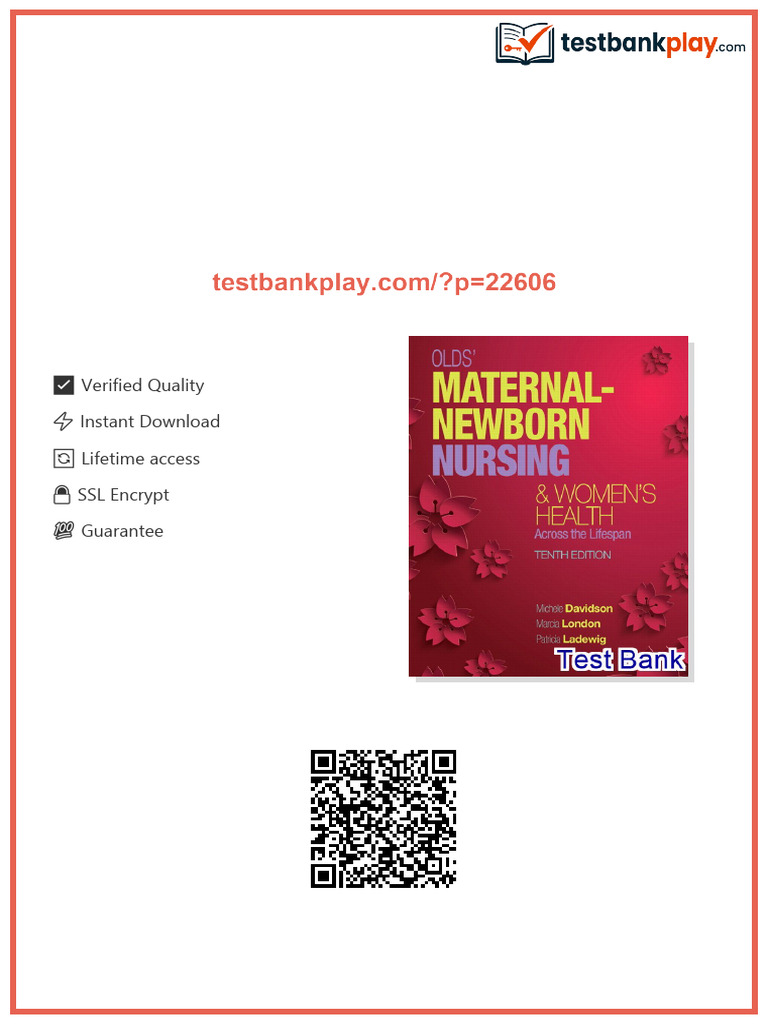 Olds Maternal Newborn Nursing and Womens Health Across the Lifespan ...