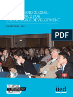 Iso and Global Governance For Sustainable Development: Halina Ward - 2012