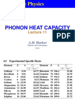 Solid State Physics: Phonon Heat Capacity