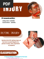 Blunt and Sharp Force Injury Classifications | PDF | Medical ...