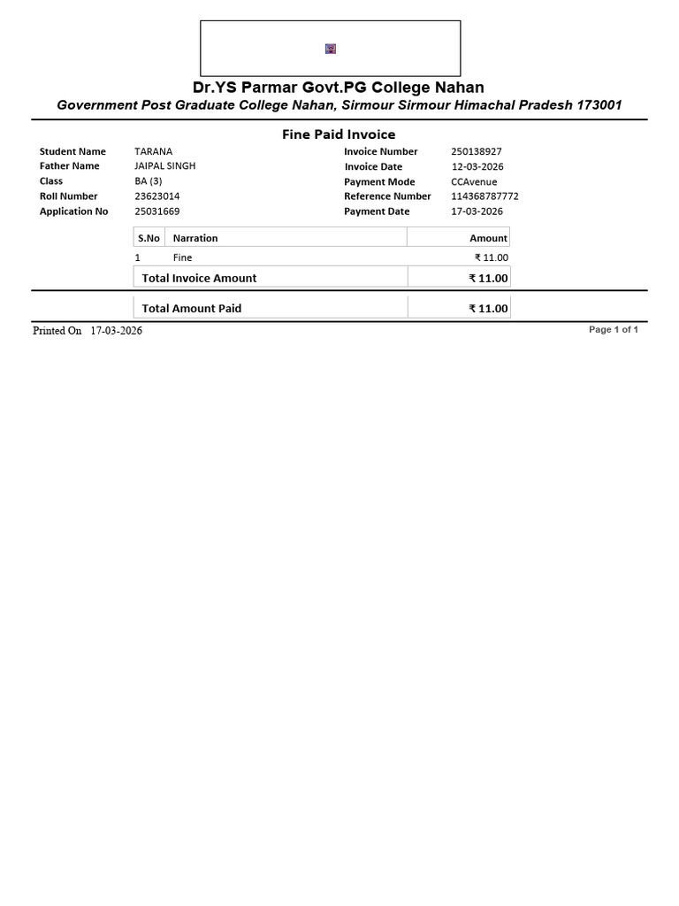 250138927Invoice-17-03-2026 | PDF