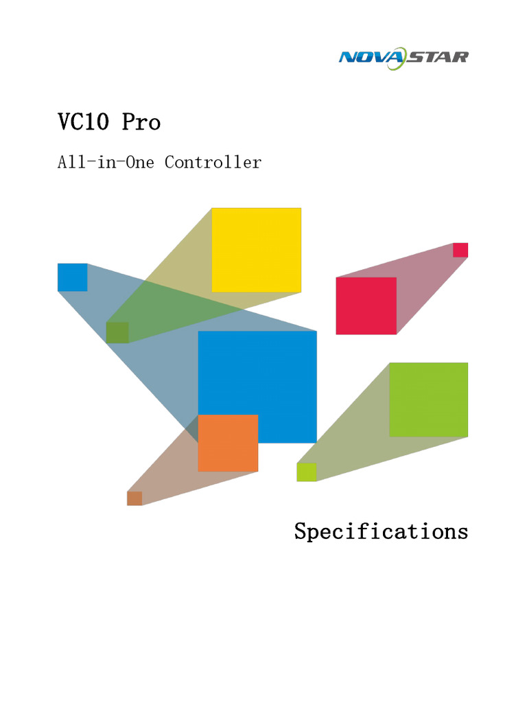#2.2 - Bo Xu Ly Hinh Anh VC10 Pro | PDF | Hdmi | Video