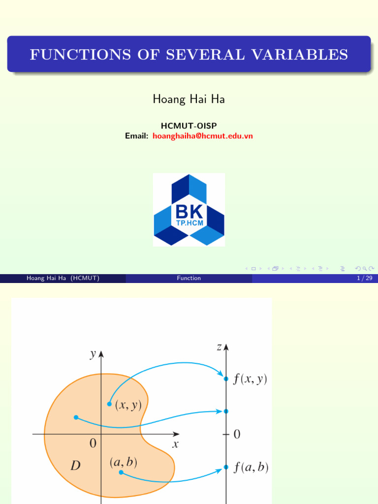 Function Two Variables_organized | PDF | Function (Mathematics ...