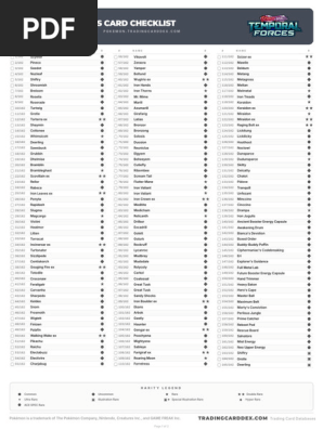 temporal forces pokemon card list english TCG: Scarlet and Violet: Forces: Booster Display Box Pokemon Temporal Forces Card List