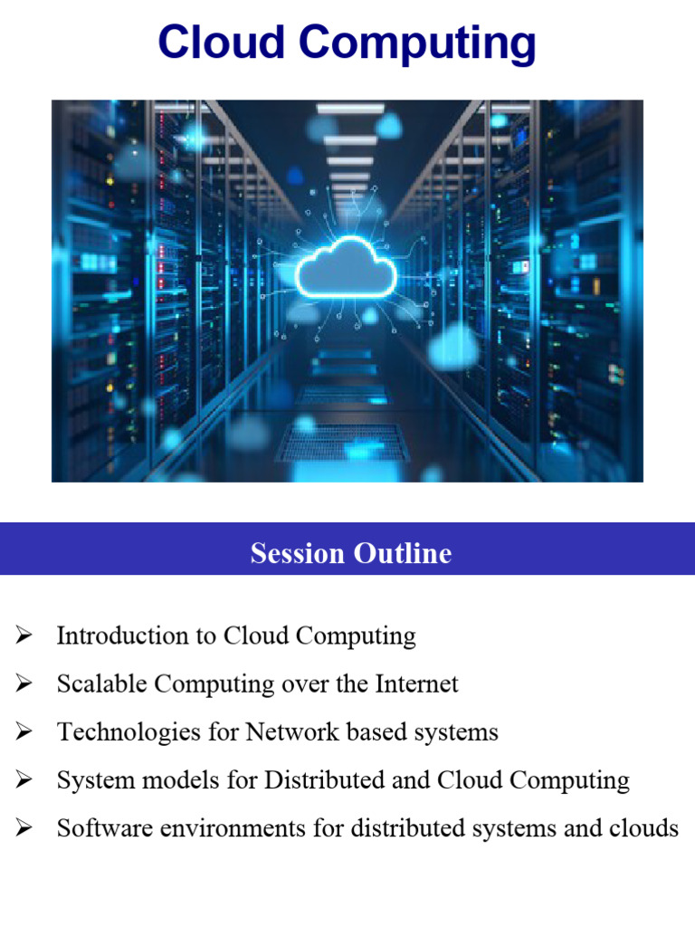 L-1,2,3 | PDF | Cloud Computing | Central Processing Unit