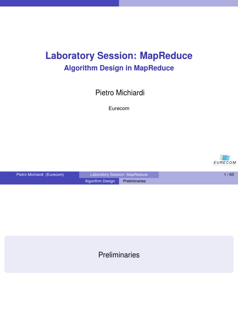 Mapreduce Algorithm In Hadoop