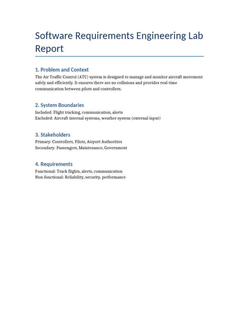 Final Atc Report | PDF