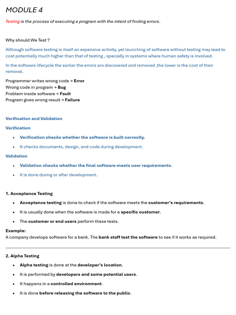 sw | PDF | Software Testing | Software Release Life Cycle