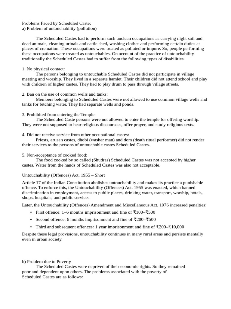 sp modu 3 | PDF | Dalit