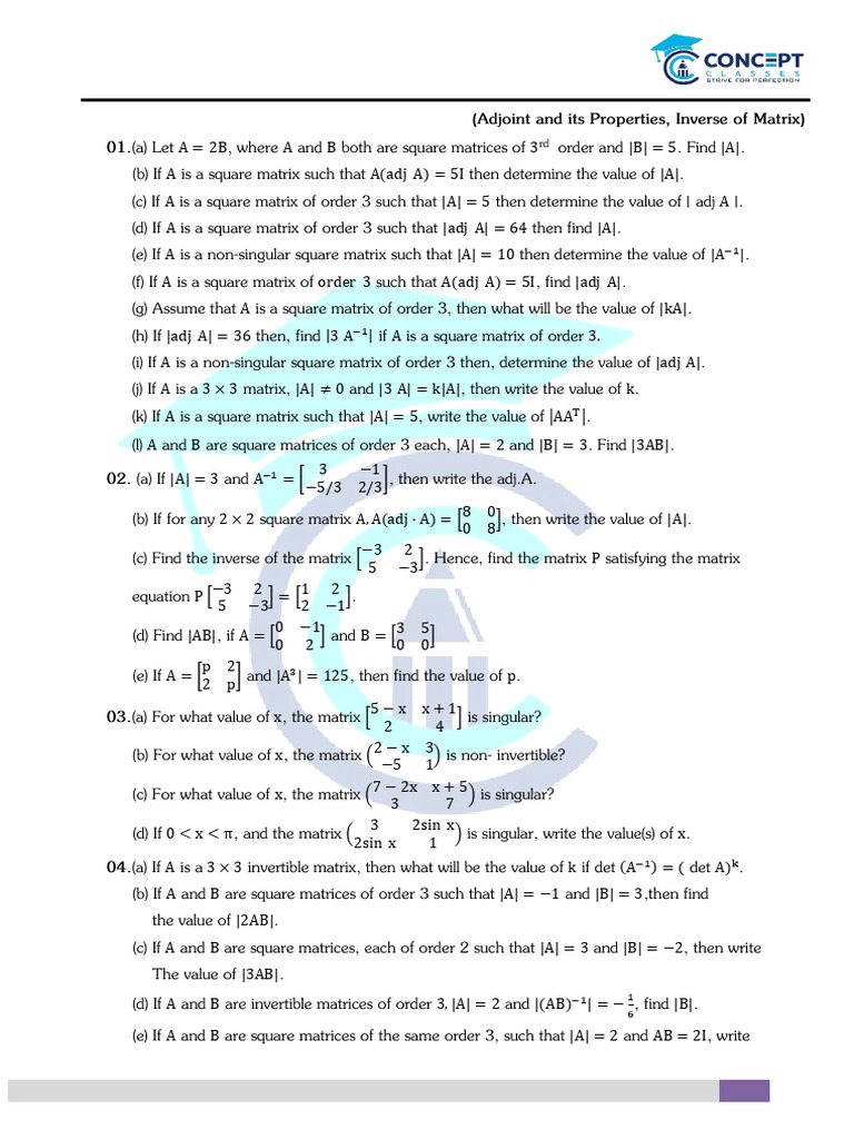 DPP 2 | PDF | Mathematical Objects | Mathematics