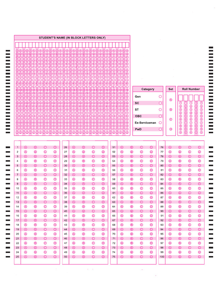 OMR-Sheet | PDF