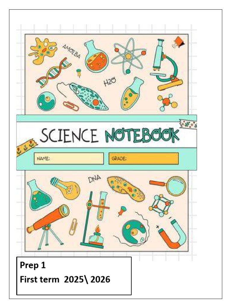 Science Booklet Prep.1 First Term 2025-2026 | PDF | Ion | Ionic Bonding