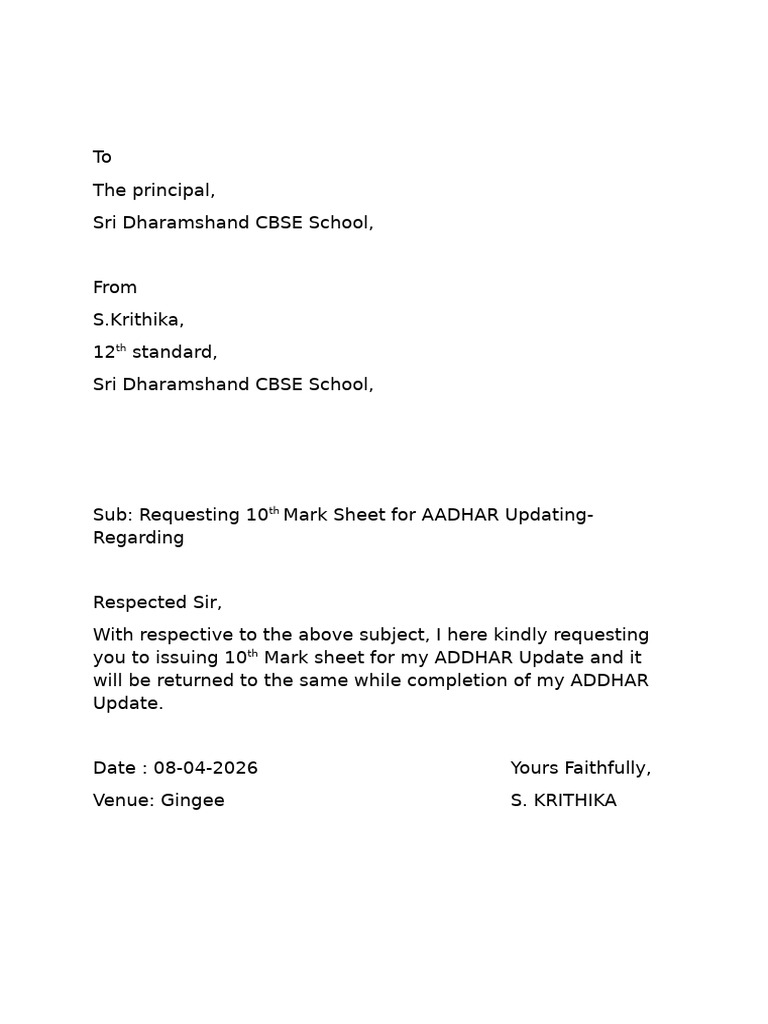 10 Th Mark Sheet | PDF