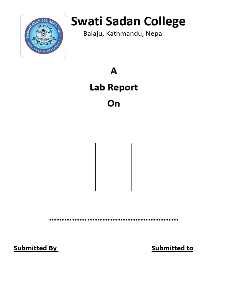 Lab Cover Page Sample | PDF
