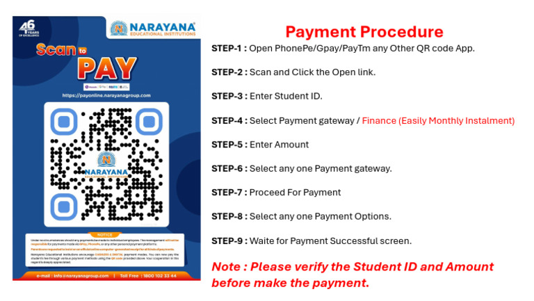 QR CODE Payment Procedure | PDF