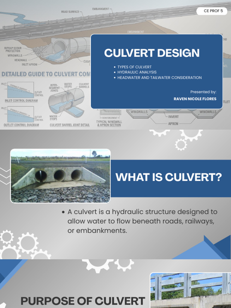 CULVERT-DESIGN | PDF | Storm Drain | Road
