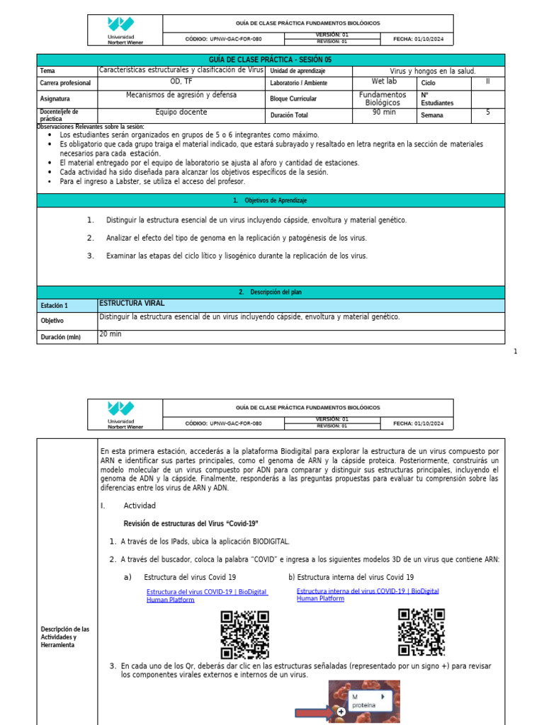 Guía MAD 5 - Validado | PDF | Virus | Bacteriófago