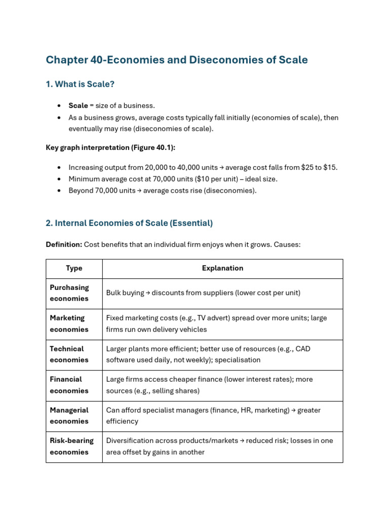 Unit 5 Business Detailed Notes | PDF | Lean Manufacturing | Automation