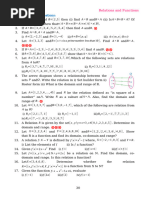 Class 11 Relations & Functions Questions | PDF | Mathematical Objects ...