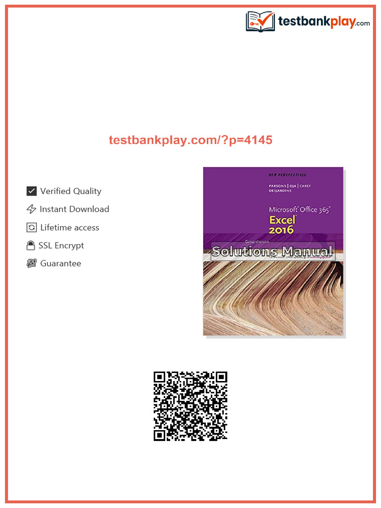 New Perspectives Microsoft Office 365 and Excel 2016 Comprehensive 1st ...