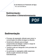 PHD 5744 - Aula 4 - Sedimentação