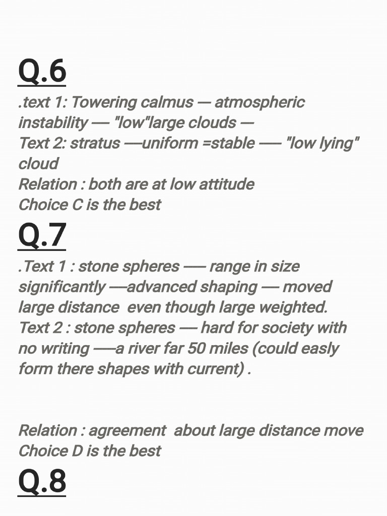 Cross Text Connection H.W Explanation | PDF