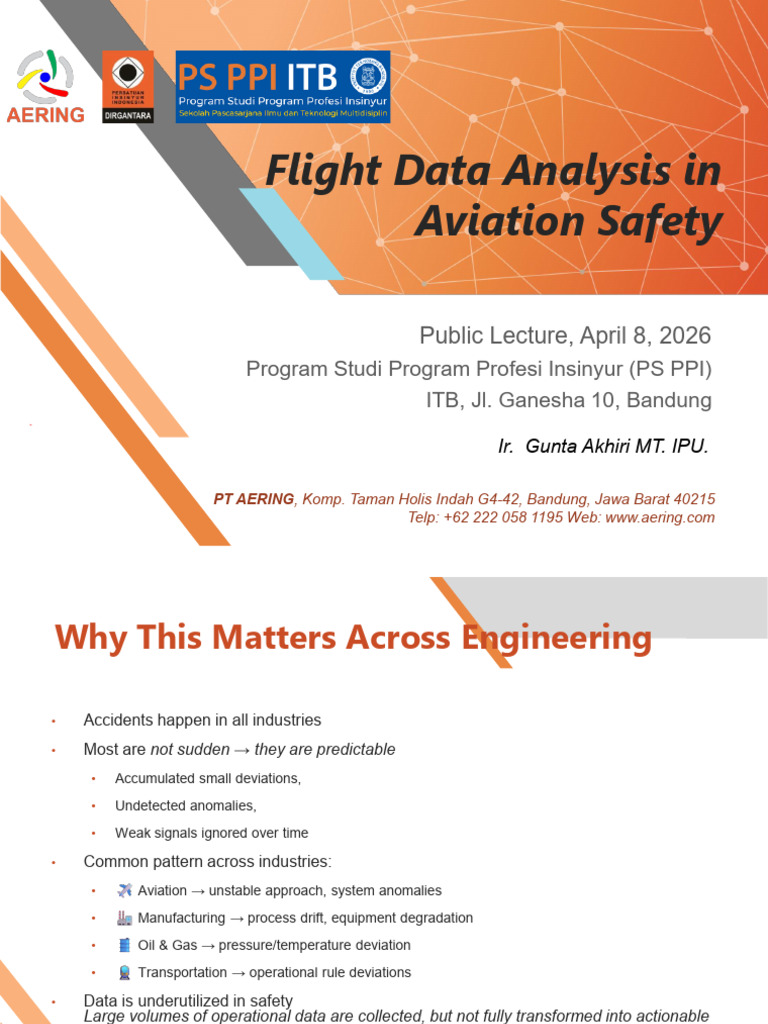 Flight Data Analysis in Aviation Safety | PDF | Flight Recorder ...