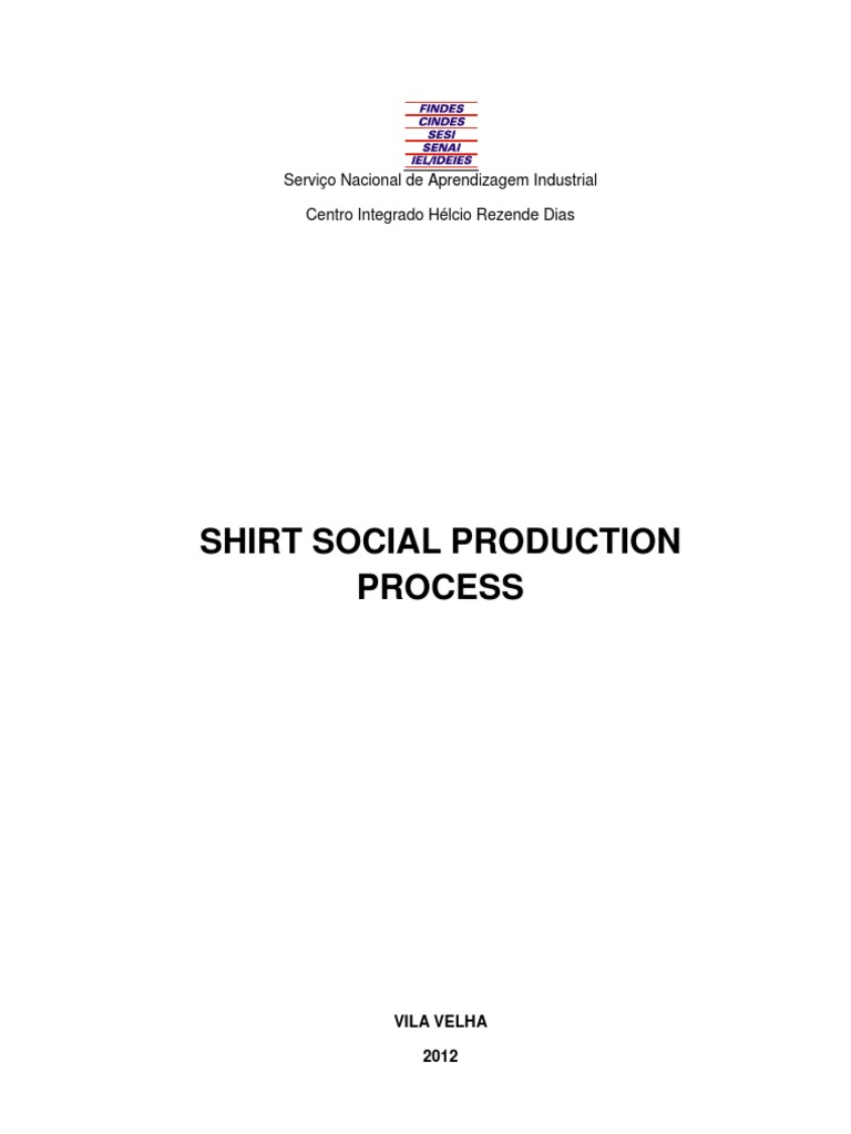 Shirt Production Process Overview | PDF | Career & Growth | Art