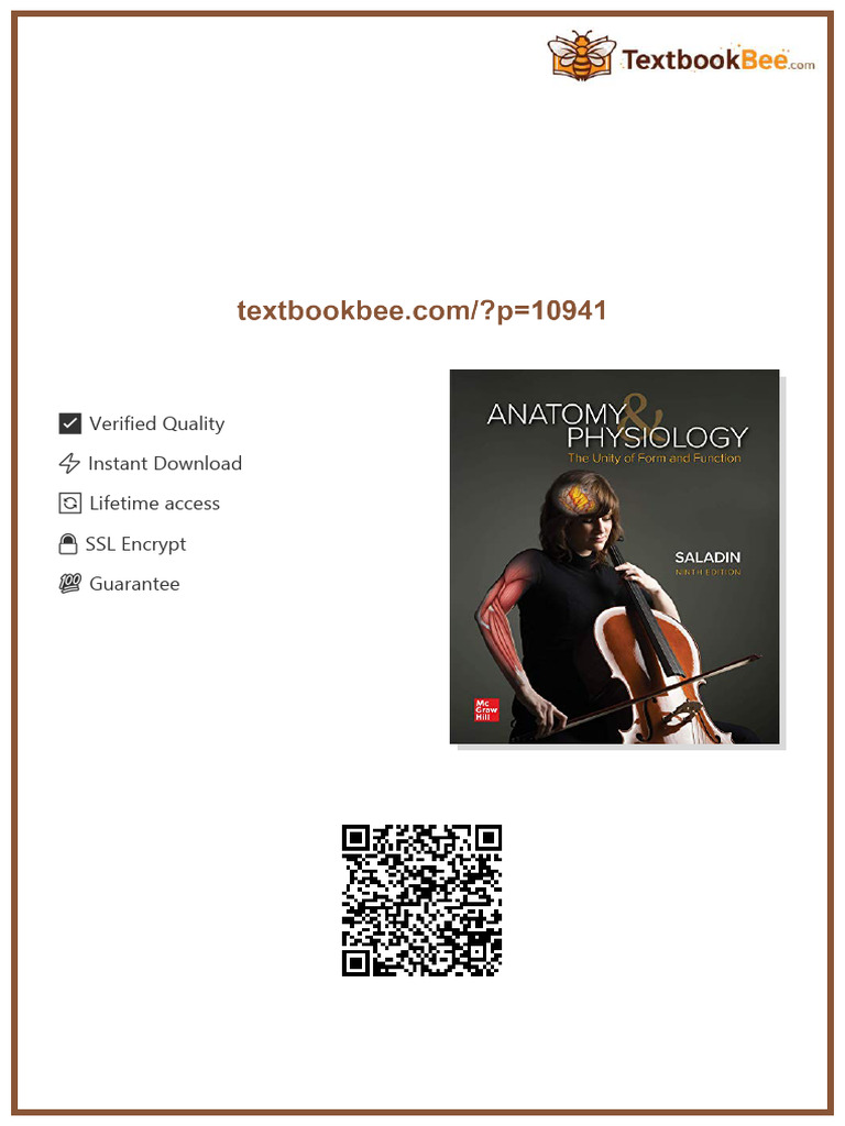 Anatomy Physiology: The Unity of Form and Function loq quality 9th ...