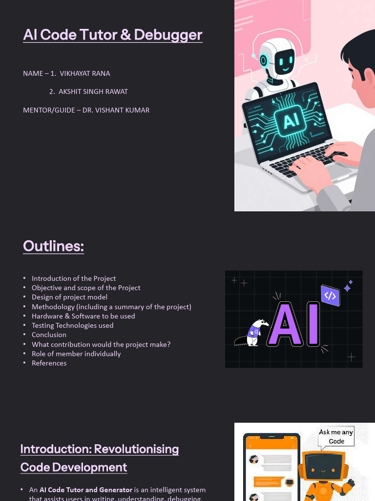 AI Code Tutor and Debugger (1) | PDF | Software Development ...