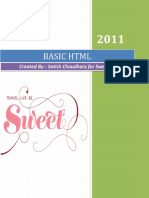 Basic HTML: Created By-: Satish Chaudhary For Sweet