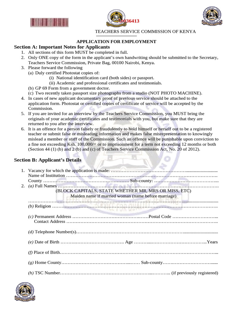 2025 - Kevin Matasi - TSC Form 2 | PDF | Justice | Crime & Violence