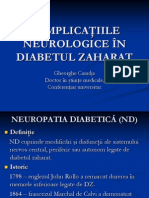 Complicaţiile Neurologice În Diabetul Zaharat