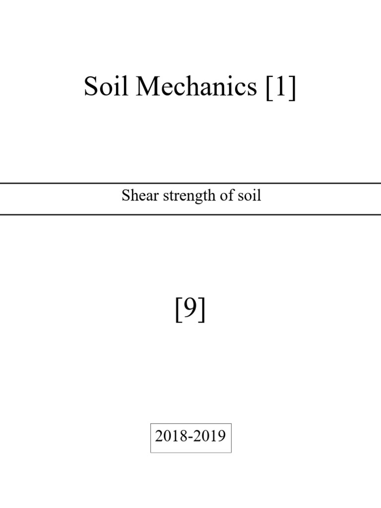 2- Shear Strength of Soil | PDF | Materials Science | Soil Mechanics