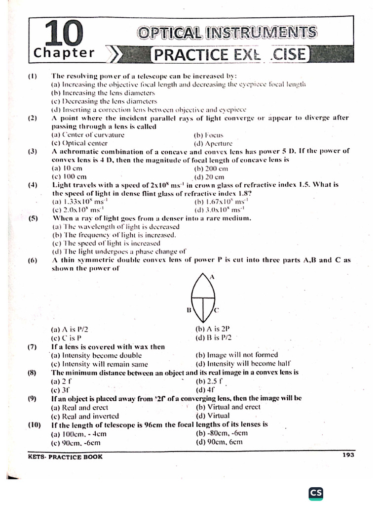 Geometrical Optics | PDF