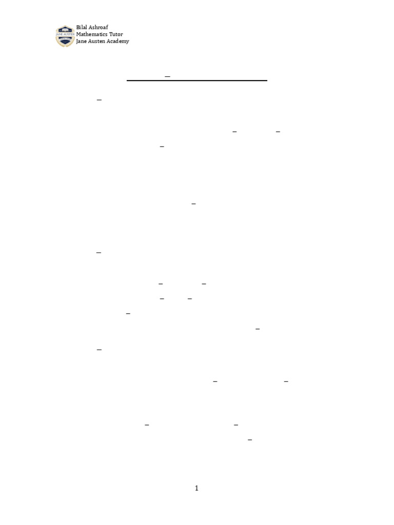 Grade 8 - Straight Line Graphs | PDF
