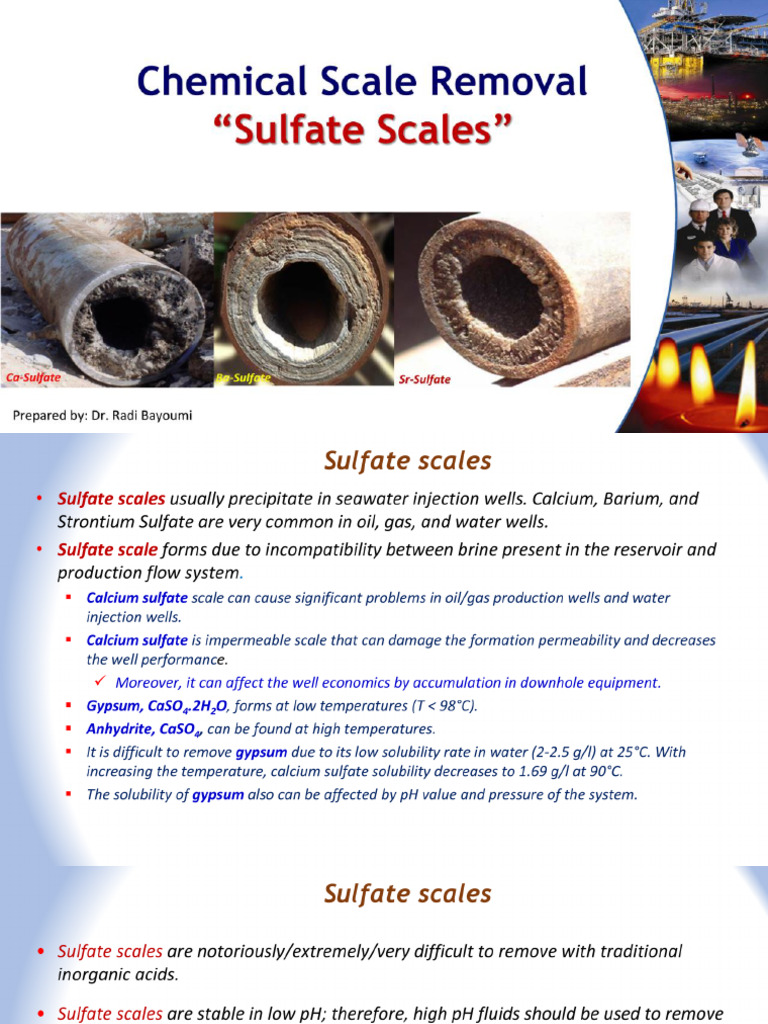 Scale Removal Sulfate | PDF
