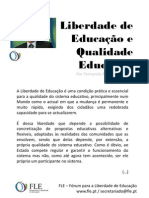 Liberdade de Educação e Qualidade Educativa - Por Fernando Adão Da Fonseca