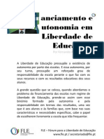 Financiamento e Autonomia em Liberdade de Educação - Por Fernando Adão Da Fonseca