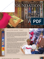 Duluth Library Foundation Annual Report 2011