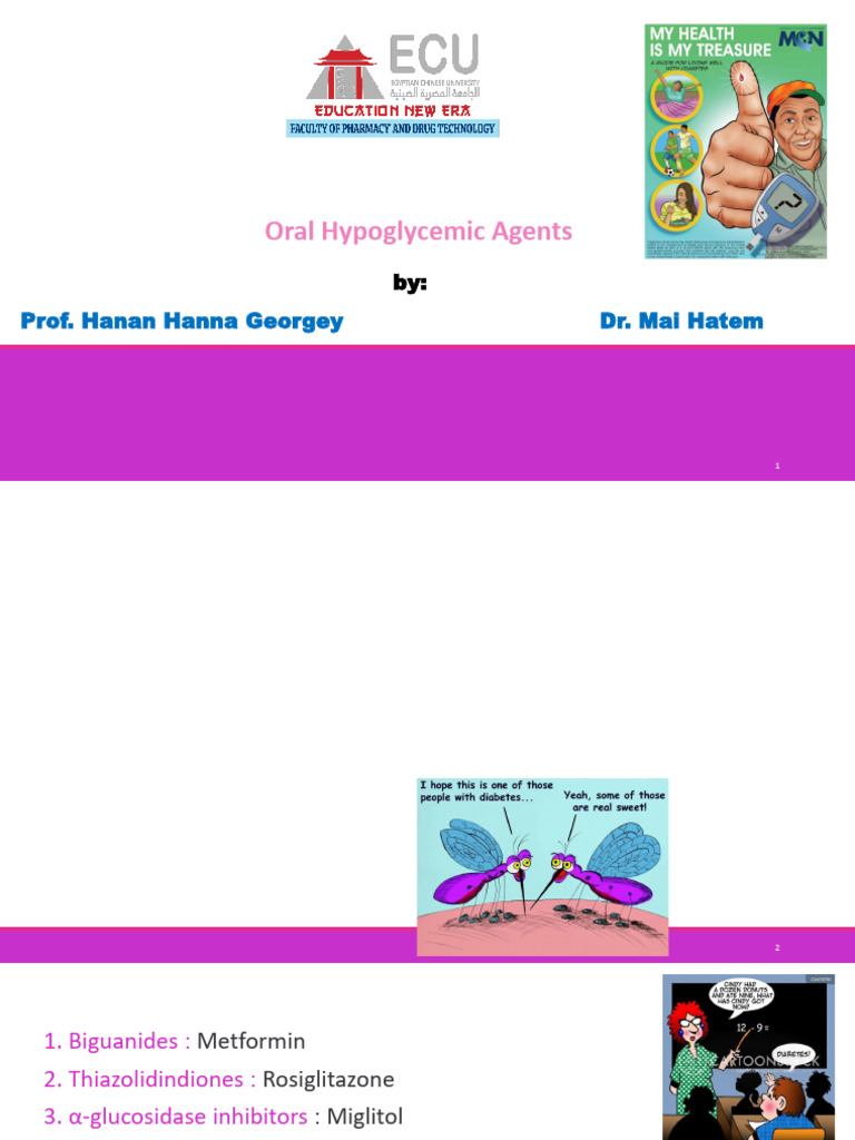 3- Oral Hypoglycemic Agents | PDF | Insulin | Hypoglycemia