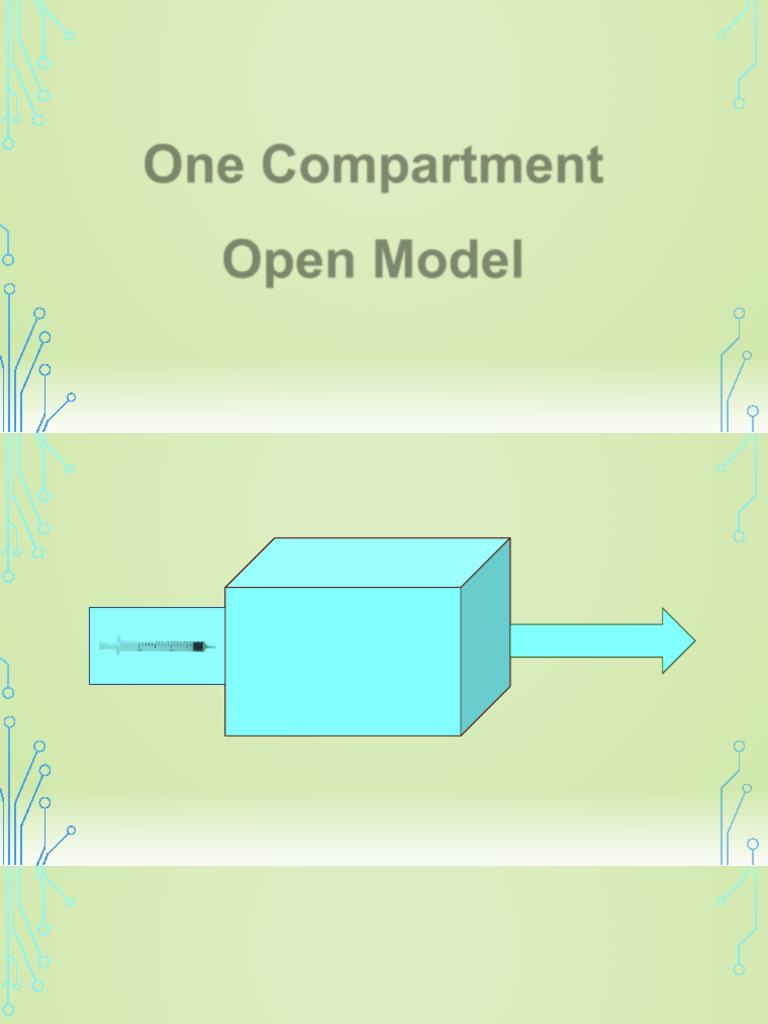 LEC2 One compartment open model | PDF | Pharmacokinetics