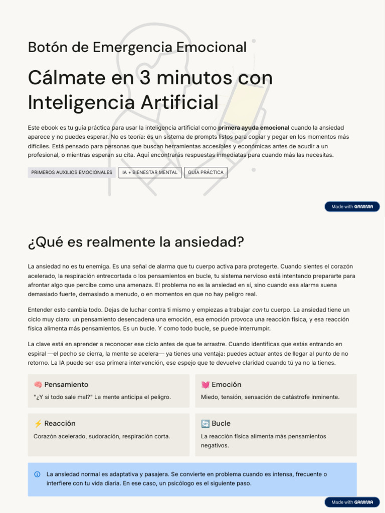Calmate-en-3-minutos-con-Inteligencia-Artificial | PDF | Inteligencia ...