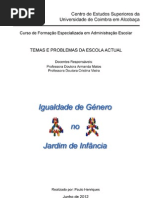 Igualdade de Género no Jardim de Infância - Estudo de um Caso