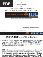 Risk Management Through Derivative in Indian Stock Market