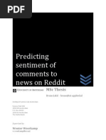 Download Predicting Sentiment of Comments to News on Reddit by Bruno Jakic SN103712449 doc pdf