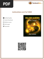 College Algebra, 11e Ron Larson Ebook Clear PDF | PDF | Equations