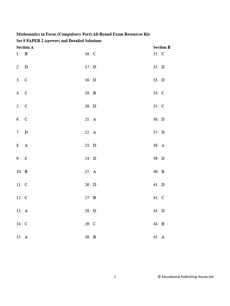 ProgMockPaper Set 09 Paper 2 Sol Eng | PDF | Mathematics